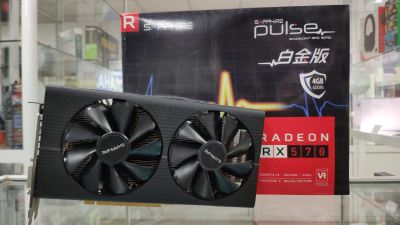 Лот: 20305283. Фото: 1. Видеокарта Radeon RX 570 (Sapphire... Видеокарты