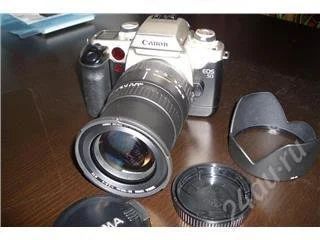 Лот: 58019. Фото: 1. Canon Eos50+Sigma 28-105 (aspherical... Цифровые зеркальные