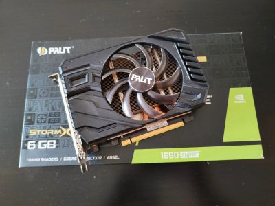 Лот: 23337480. Фото: 1. Видеокарта Palit gtx 1660 super. Видеокарты