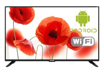 Лот: 15228906. Фото: 1. Телевизор 43" Telefunken TF-LED43S01T2S. Телевизоры