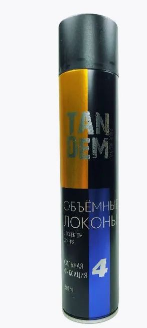 Лот: 20014022. Фото: 1. Лак для волос Tandem Объемный... Уход за волосами 