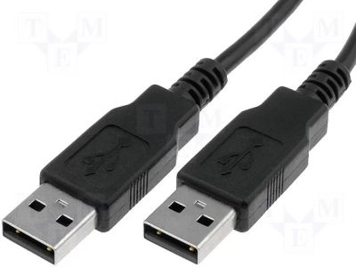Лот: 8181337. Фото: 1. кабель usb-usb(2.0)1.5м. Шлейфы, кабели, переходники