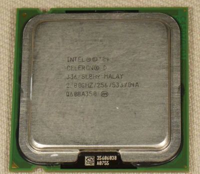 Лот: 9099604. Фото: 1. Intel Celeron D 2,8GHz /256/533... Процессоры