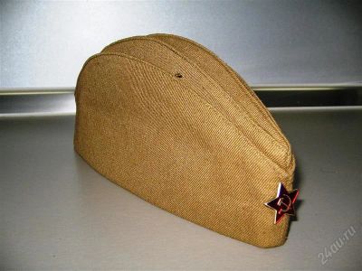 Лот: 1273551. Фото: 1. (№1458)пилотка солдатская с красной... Обмундирование