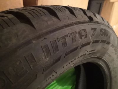 Лот: 18399252. Фото: 1. Nokian Hakkapeliitta 7, 235/55... Шины