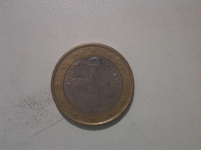 Лот: 5876068. Фото: 1. 1 евро Кипр 2008г. ОБМЕН. Европа