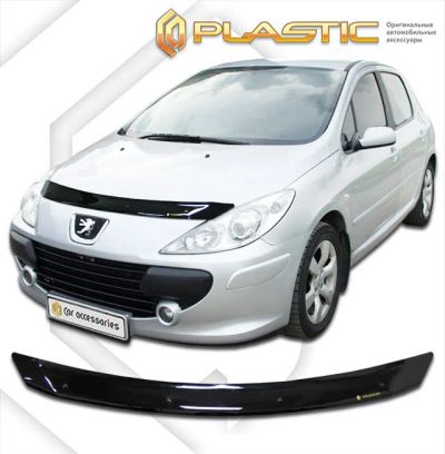 Лот: 13008656. Фото: 1. Дефлектор капота Peugeot 307 2005-2008г. Детали тюнинга