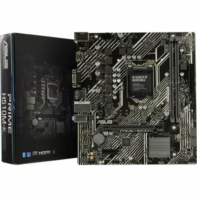 Лот: 25640140. Фото: 1. Asus Prime H510M-K. Комплект... Материнские платы