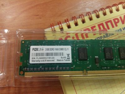 Лот: 14330424. Фото: 1. Оперативная память DDR3 Foxline... Оперативная память