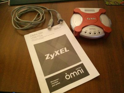 Лот: 4757718. Фото: 1. Модем Zuxel Omni Usb Plus EE. Проводные модемы