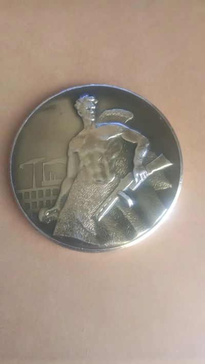 Лот: 25283239. Фото: 1. медаль настольная Волгоград ко... Сувенирные