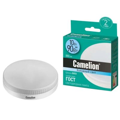 Лот: 24514820. Фото: 1. Светодиодная лампа Camelion LED10-GX53... Лампочки