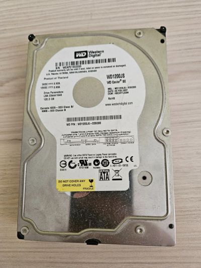 Лот: 25762839. Фото: 1. Жёсткий диск SATA 120 GB WD1200JS. Жёсткие диски (HDD)