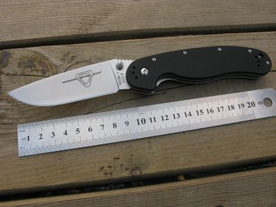 Лот: 5522925. Фото: 1. Нож Ontario RAT Model1 Black. Ножи, топоры