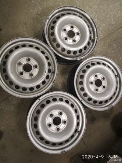 Лот: 15817561. Фото: 1. Диски Volkswagen 5x120 4шт. Диски