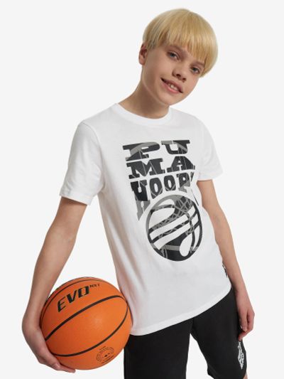 Лот: 22422002. Фото: 1. Футболка для мальчиков PUMA Basketball... Другое (спортивная одежда)