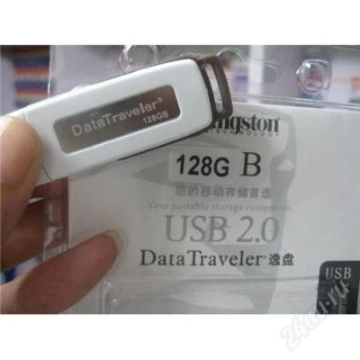 Лот: 911493. Фото: 1. usb flash kingston 128 гигабайта... USB-флеш карты