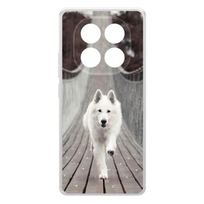 Лот: 25086308. Фото: 1. Чехол Krutoff Clear Case "Пес... Чехлы, бамперы