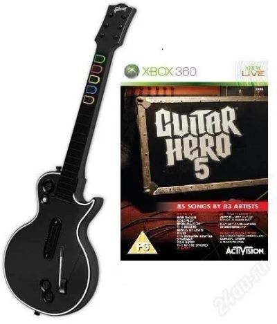 Лот: 1487035. Фото: 1. гитара для xbox состояние хорошее... Запчасти для игровых приставок, консолей