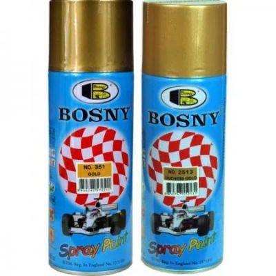 Лот: 20937672. Фото: 1. Краска золотая BOSNY 520мл, 300гр... Бытовая химия