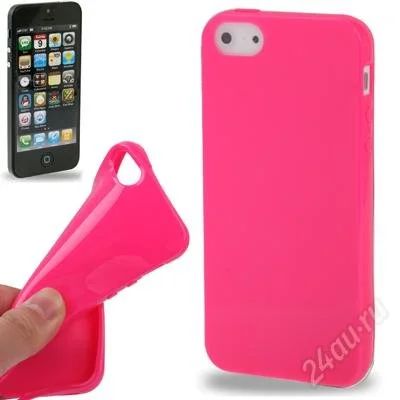Лот: 2783365. Фото: 1. Силиконовый чехол для iphone 5... Чехлы, бамперы
