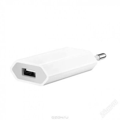 Лот: 2258027. Фото: 1. Apple usb power adapter. Зарядные устройства, блоки питания, адаптеры сетевые для смартфонов