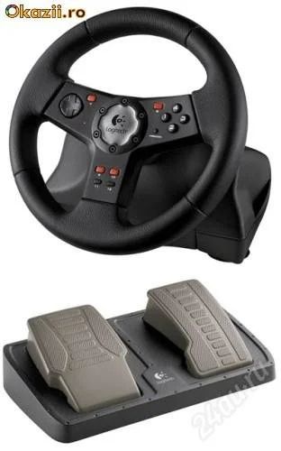 Лот: 1542438. Фото: 1. руль logitech. Рули, джойстики
