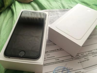 Лот: 5530207. Фото: 1. iphone 6 16gb Space Grey РСТ На... Смартфоны