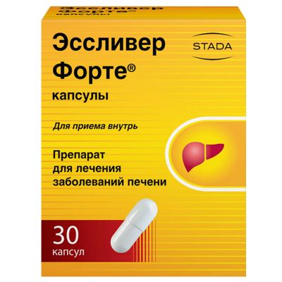 Лот: 23714737. Фото: 1. Эссливер форте капс. №30. Лекарства