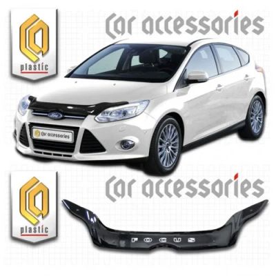 Лот: 8093163. Фото: 1. Дефлектор (чёрный) Ford Focus... Детали тюнинга