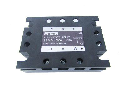 Лот: 17510123. Фото: 1. Трехфазное реле SSR - BEM3 - 100DA... Промышленное