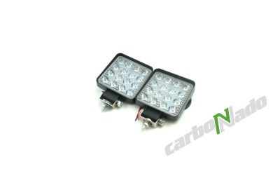 Лот: 17243106. Фото: 1. Светодиодные фары Квадратные 48W... Оптика и освещение