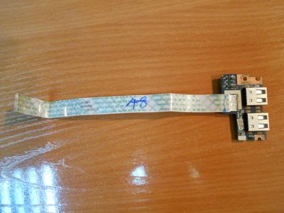 Лот: 7506082. Фото: 1. Плата usb портов для ноутбука... Платы расширения, контроллеры, доп. порты