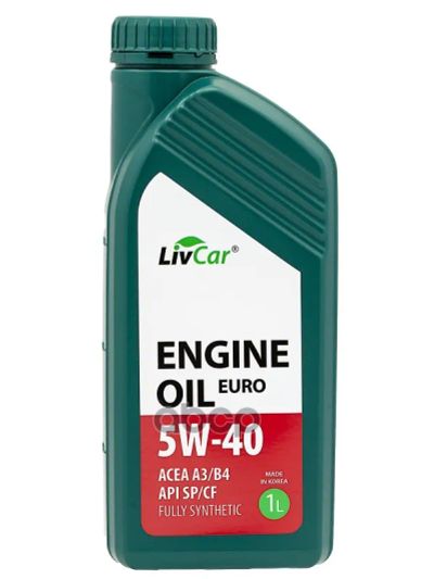 Лот: 24858672. Фото: 1. LivCar Livcar Engine Oil Euro... Масла, жидкости