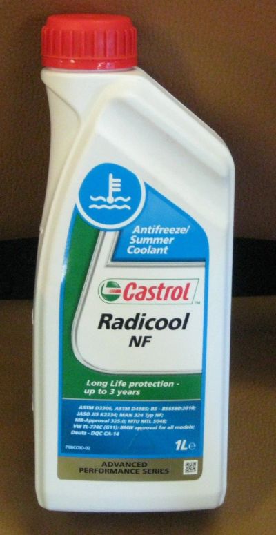 Лот: 16726971. Фото: 1. Антифриз Castrol Radicool NF концентрат. Масла, жидкости