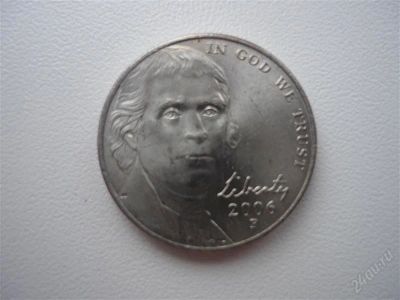 Лот: 1054150. Фото: 1. новая 5 центовая монета США 2006... Америка