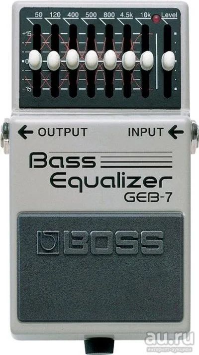 Лот: 13595488. Фото: 1. Boss GEB-7 Эквалайзер для бас-гитары... Гитарные эффекты и комбоусилители