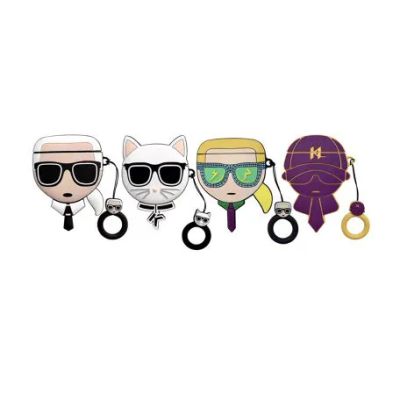 Лот: 20888434. Фото: 1. Чехол AirPods 3 3D Lagerfeld. Чехлы, бамперы
