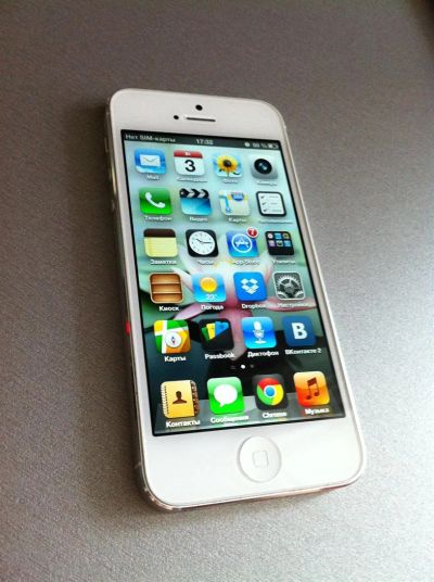 Лот: 3137110. Фото: 1. Iphone 5 белый 32 gb. Смартфоны