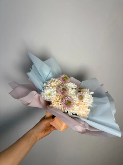 Лот: 25519531. Фото: 1. 3. Композиция из живых цветов. Свежие цветы