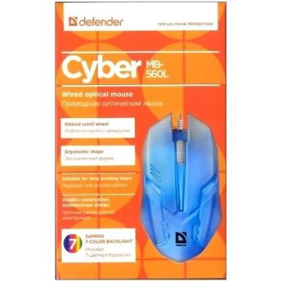 Лот: 22149754. Фото: 1. МЫШЬ ПРОВОДНАЯ DEFENDER CYBER... Клавиатуры и мыши