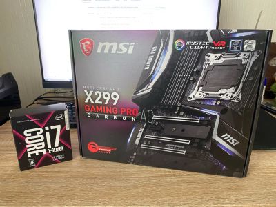Лот: 17528553. Фото: 1. Комплект intel i7-7820x LGA2066... Процессоры