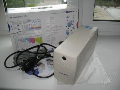 Лот: 435359. Фото: 1. ИБП IPPON Back power pro 800. ИБП, аккумуляторы для ИБП