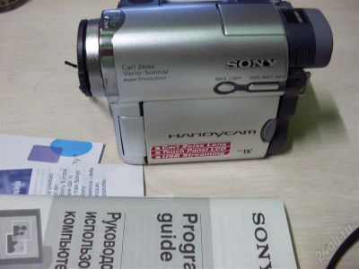 Лот: 801116. Фото: 1. Видеокамера Sony DCR-HC14E неисправная. Видеокамеры