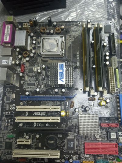 Лот: 16618917. Фото: 1. Материнская плата Asus p5ld2 deluxe... Материнские платы