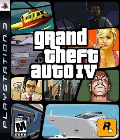 Лот: 408909. Фото: 1. GTA IV на PS3. Игры для консолей