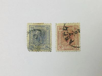 Лот: 23963345. Фото: 1. Император Франц Иосиф I. Неполная... Марки