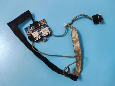 Лот: 17949217. Фото: 1. Б/У плата с разъемами USB на шлейфе... Печатные платы
