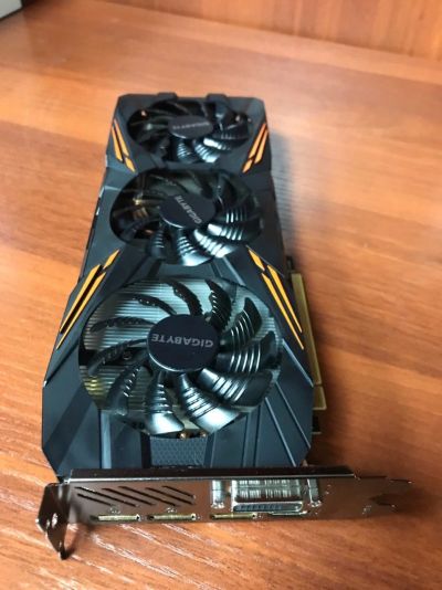 Лот: 15073804. Фото: 1. видеокарта Gigabyte GTX 1080 G1... Видеокарты