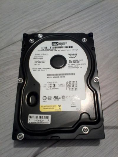 Лот: 7503269. Фото: 1. Жёсткий диск 80 Gb WesternDigital... Жёсткие диски (HDD)